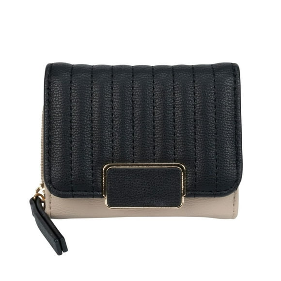 Time And Tru Trifold Back Zip Around, Trifold wallet.