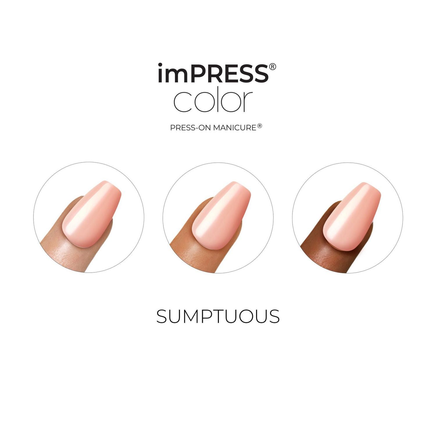 imPRESS Premium Glow Effect Press-On Nails, No Glue Needed, Neon