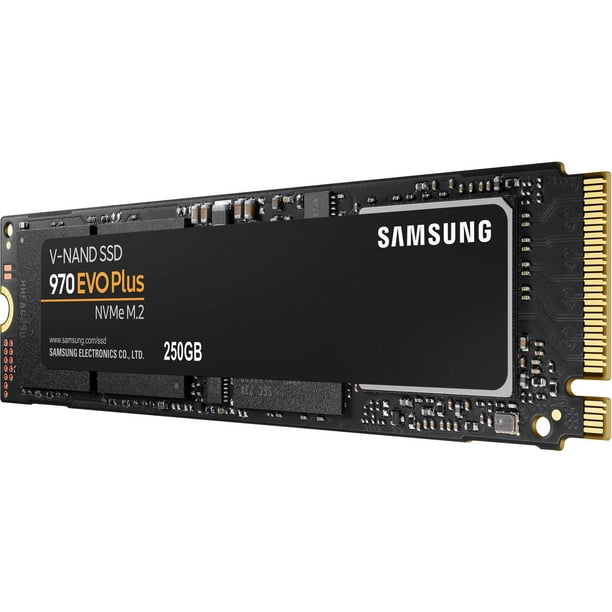 Disque SSD interne M.2 NVMe 250 Go Samsung 970 EVO Plus 