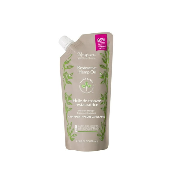 Renpure Huille de chanvre restauratrice Masque Capillaire
