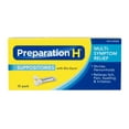thumbnail image 1 of Preparation H Multi-Symptom Hemorrhoid Treatment Suppositories with Bio-Dyne, 12-Count, 1 of 6