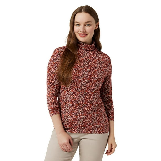 L/S Mock Neck Tunic Sweater - Red Sky Clothing and Footwear