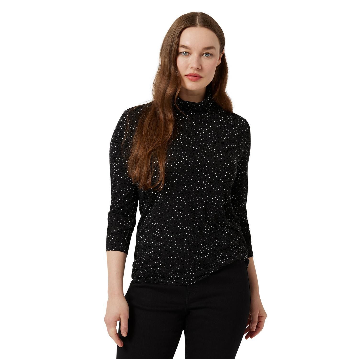 Chaps Mock Neck Sweater