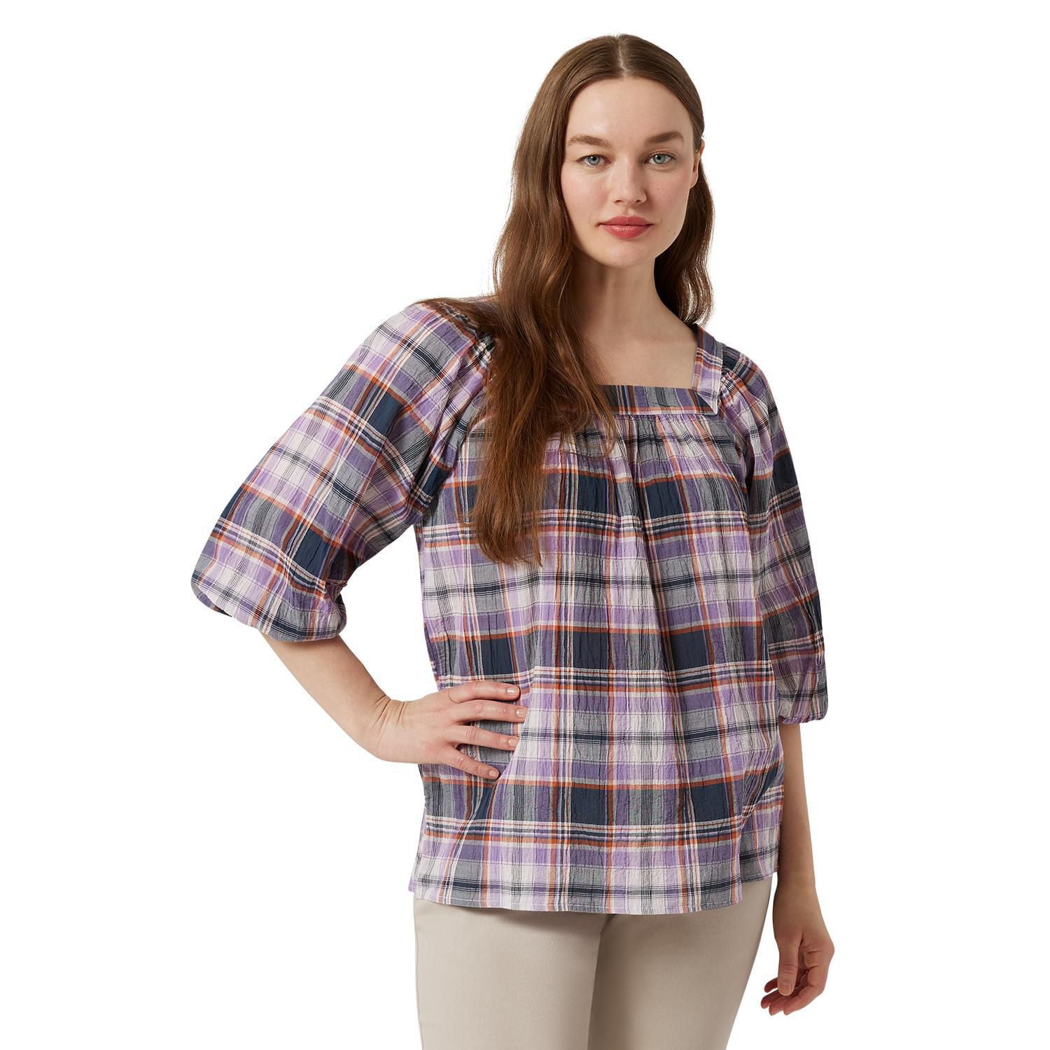 Chaps Square Neck Top