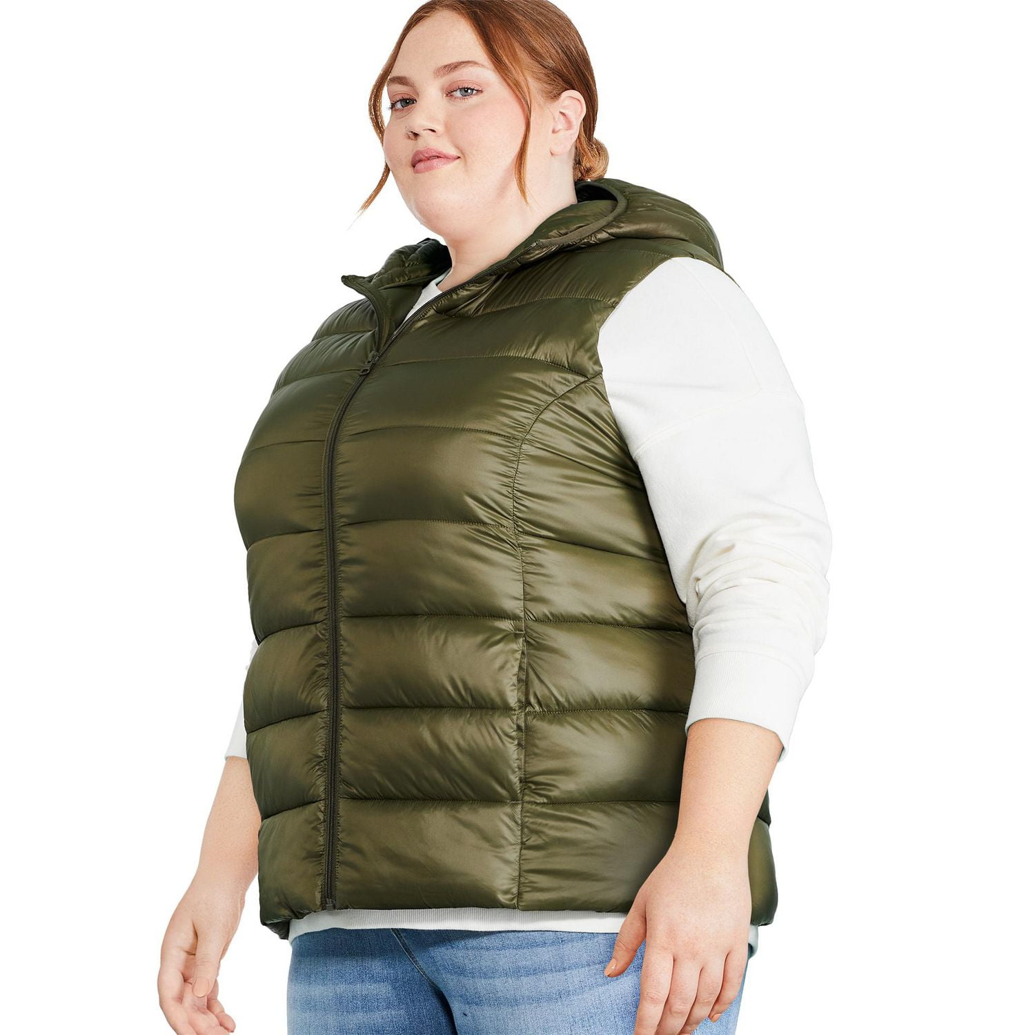 George Plus Women's Puffer Vest, Sizes 1X-4X