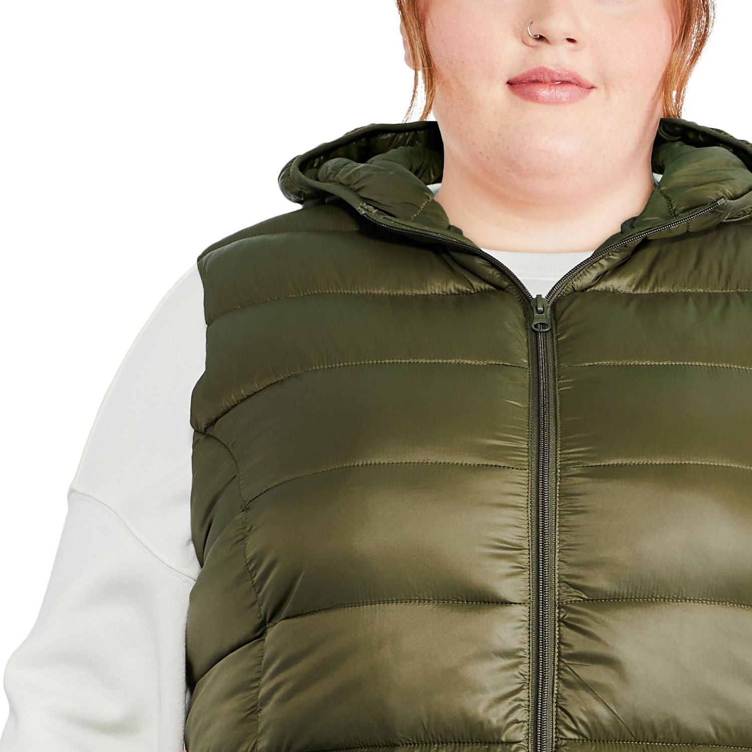 George Plus Women's Puffer Vest, Sizes 1X-4X