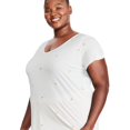 thumbnail image 2 of George Plus Women's V-Neckline Tee, 2 of 6