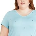 thumbnail image 4 of George Plus Women's V-Neckline Tee, 4 of 6