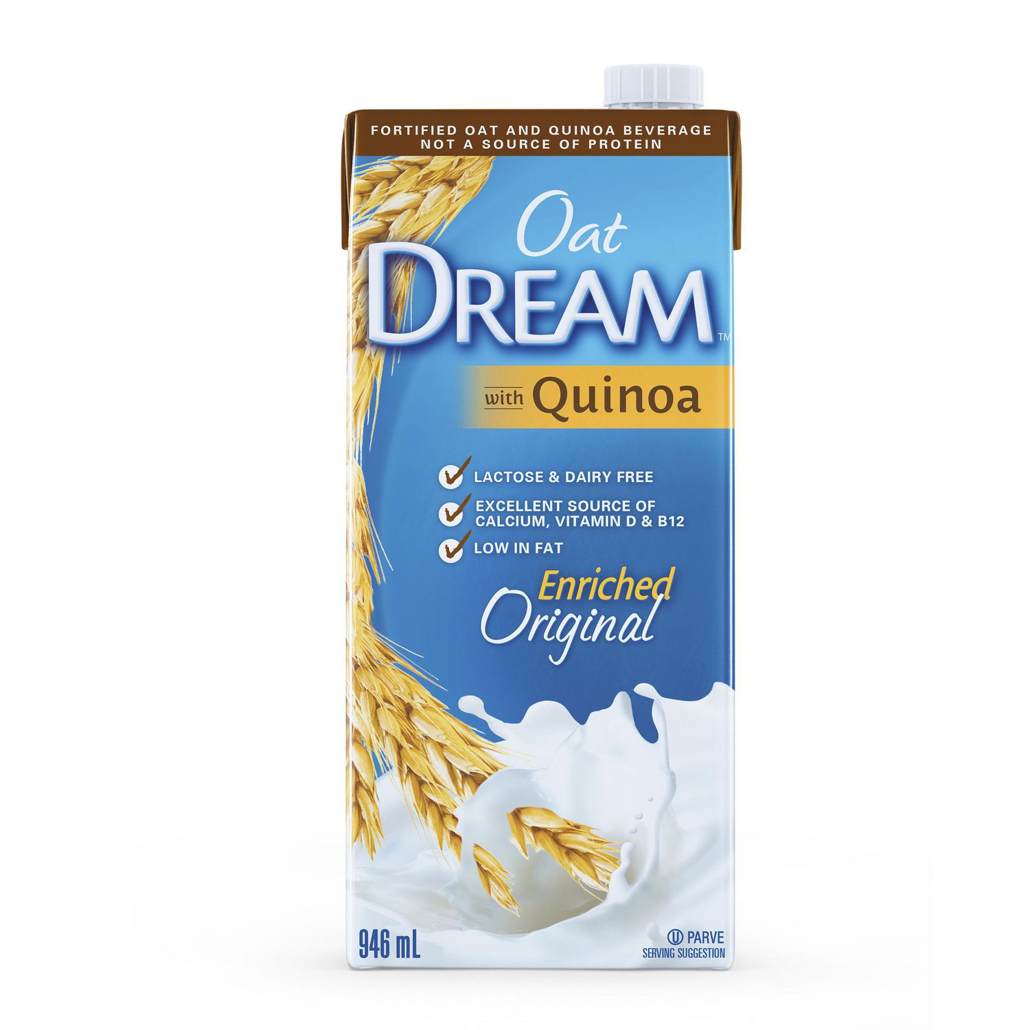 Oat Dream Enriched Original with Quinoa Non Dairy Beverage Walmart