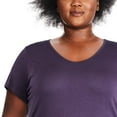 thumbnail image 4 of George Women's Plus V-Neckline Tee, 4 of 6