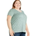 thumbnail image 2 of George Women's Plus V-Neckline Tee, 2 of 6