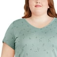 thumbnail image 4 of George Women's Plus V-Neckline Tee, 4 of 6