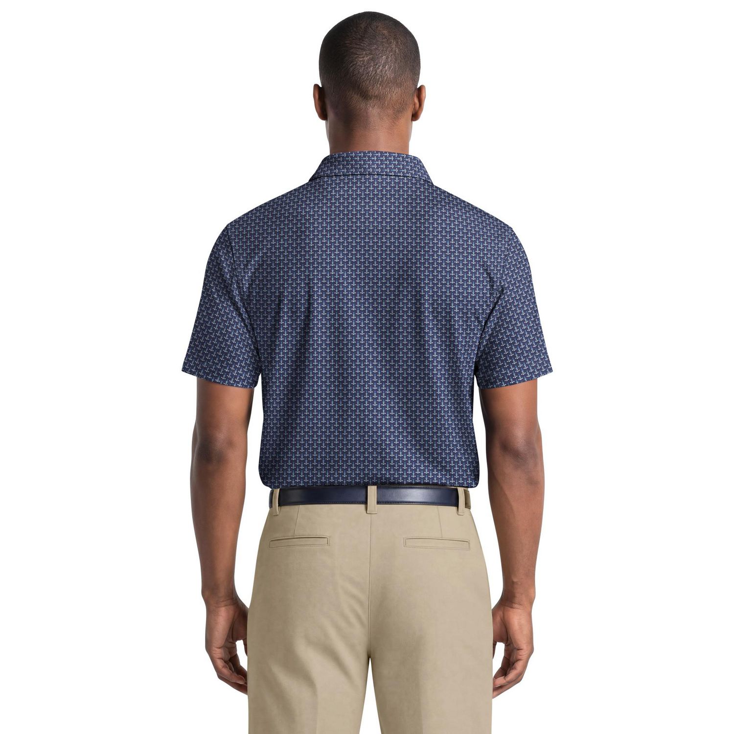 Polo de golf à manches courtes Ben Hogan Performance pour homme à motif miniature
