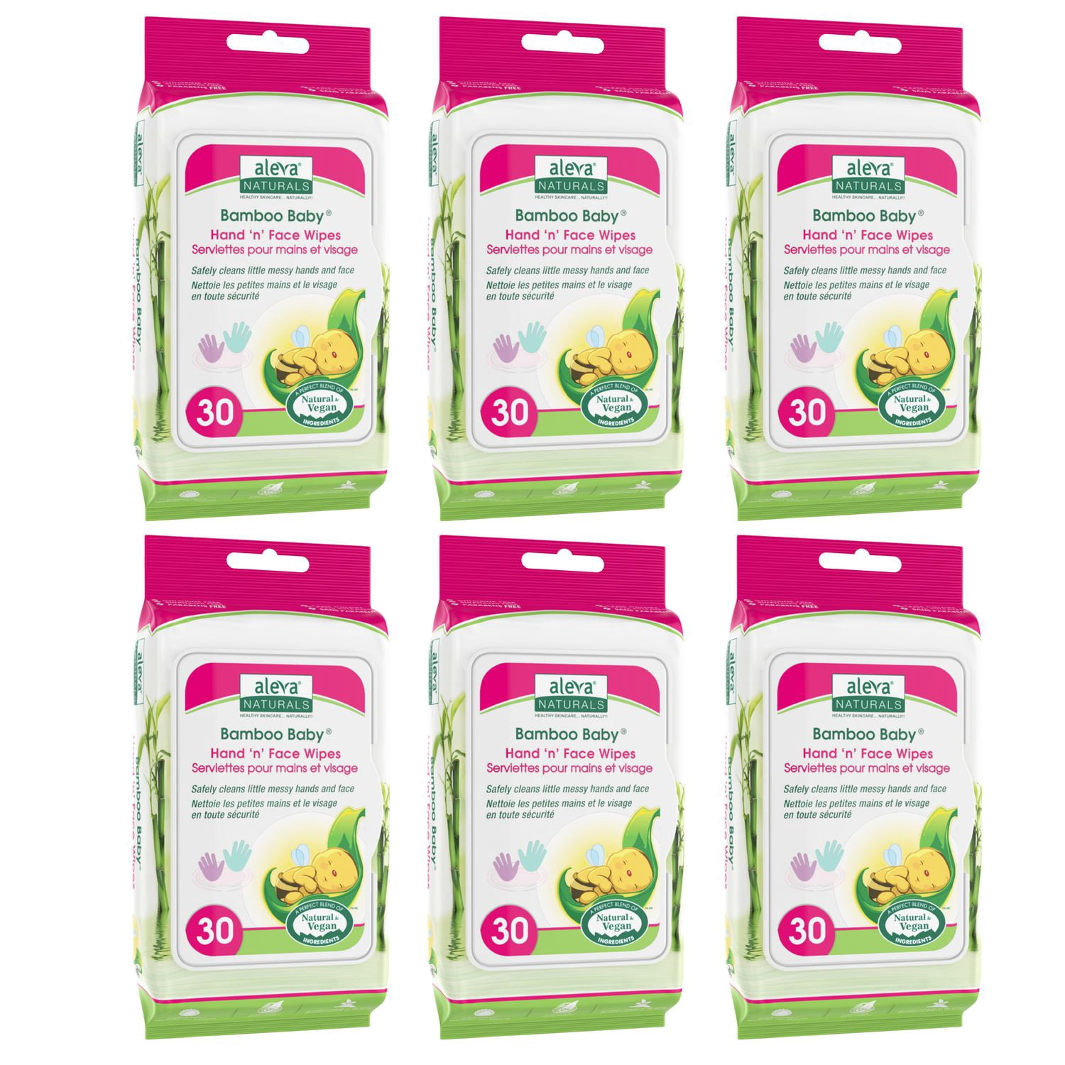 aleva hand and face wipes