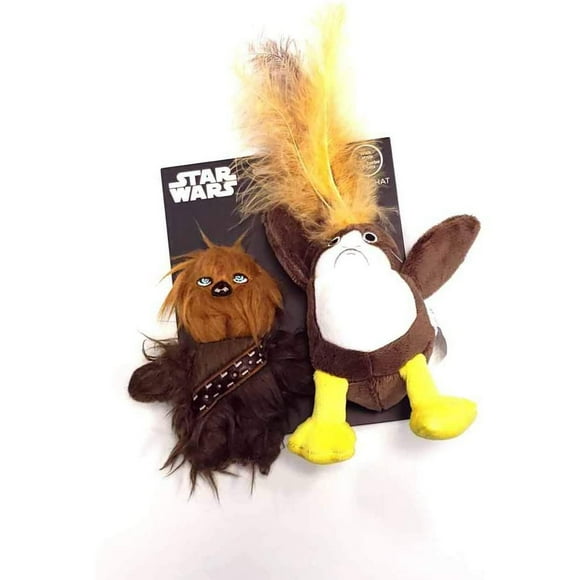 Jouet pour chat Silver Paw Star Wars Porg et Chewbacca