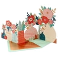 thumbnail image 1 of Hallmark Signature Blank Card for Women (Displayable Accordion Fold Flowers), 1 of 8