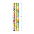 thumbnail image 4 of Hallmark Reversible Wrapping Paper (3 Rolls: 75 Sq. Ft. Ttl) Floral, Lemons, Bright Abstract , 4 of 7