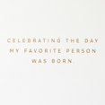 thumbnail image 3 of Hallmark Signature Birthday Card for Women (Favorite Person), 3 of 6