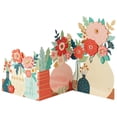 thumbnail image 2 of Hallmark Signature Blank Card for Women (Displayable Accordion Fold Flowers), 2 of 8