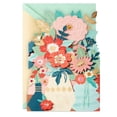 thumbnail image 3 of Hallmark Signature Blank Card for Women (Displayable Accordion Fold Flowers), 3 of 8