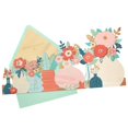 thumbnail image 4 of Hallmark Signature Blank Card for Women (Displayable Accordion Fold Flowers), 4 of 8