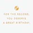 thumbnail image 3 of Hallmark Signature Birthday Card (Record), 3 of 6