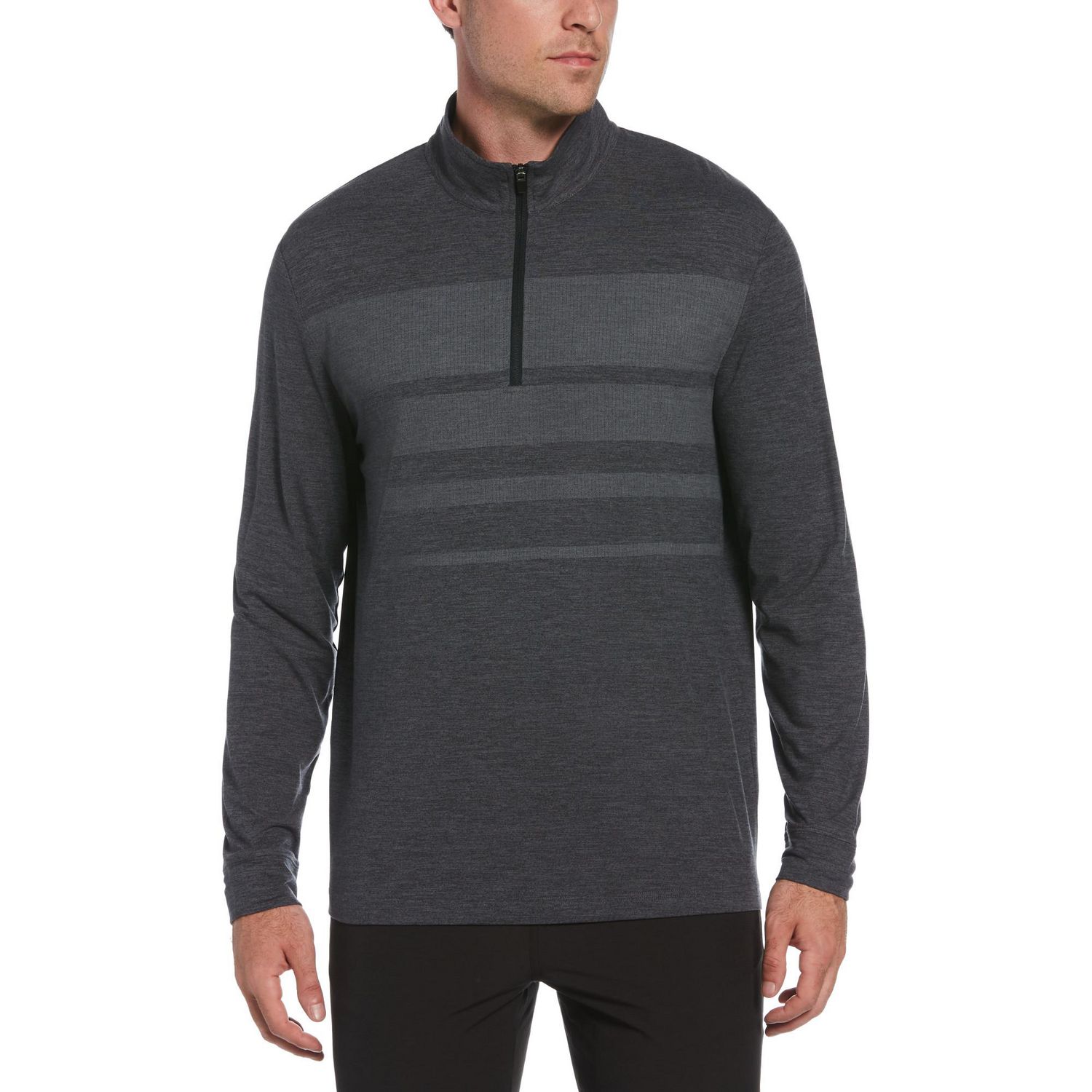 Men's Performance Long Sleeve Stretch Printed 1/4 Zip