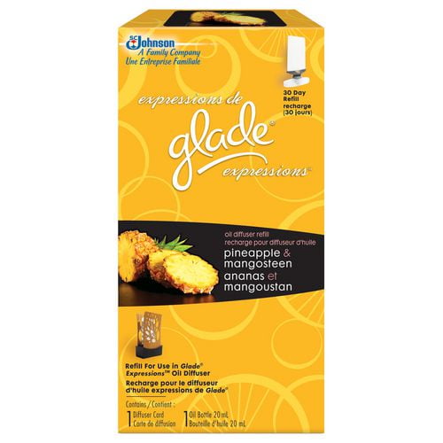 Glade® Expressions™ Oil Diffuser Refill Pineapple and Mangosteen