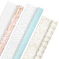 thumbnail image 1 of Hallmark Reversible Wrapping Paper Roll Bundle, Pastel & Metallic Celebrate (3-Pack: 75 sq. ft. ttl.) , 1 of 6