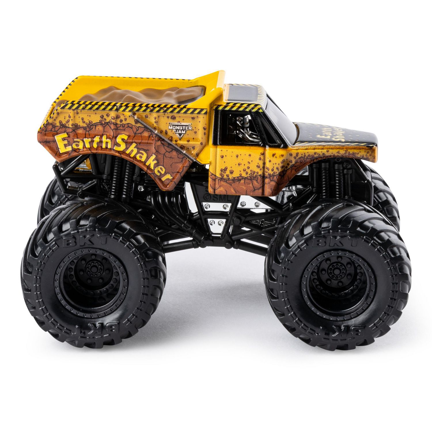 Monster Jam, Official Earth Shaker Monster Truck, Die-Cast Vehicle, Crazy  Creatures Series, 1:64 Scale