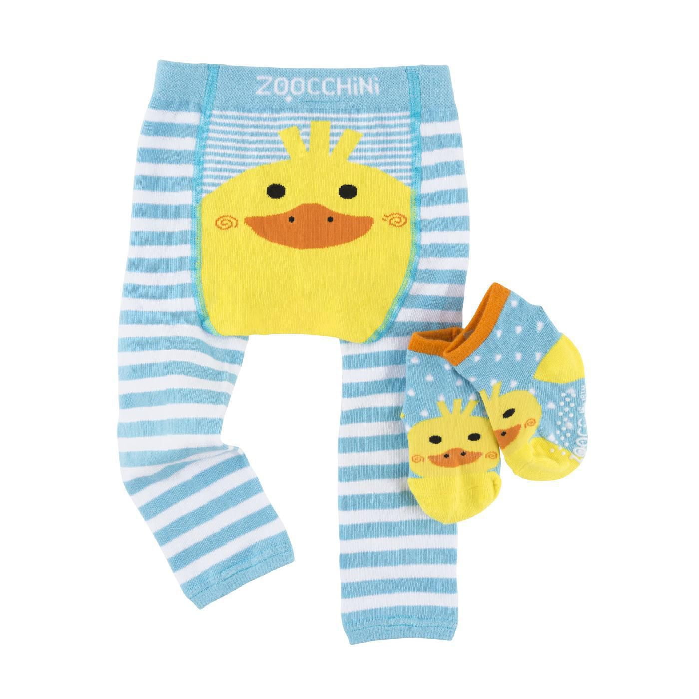 ZOOCCHINI Grip + Easy Baby Toddler Comfort Crawler Legging & Socks Set
