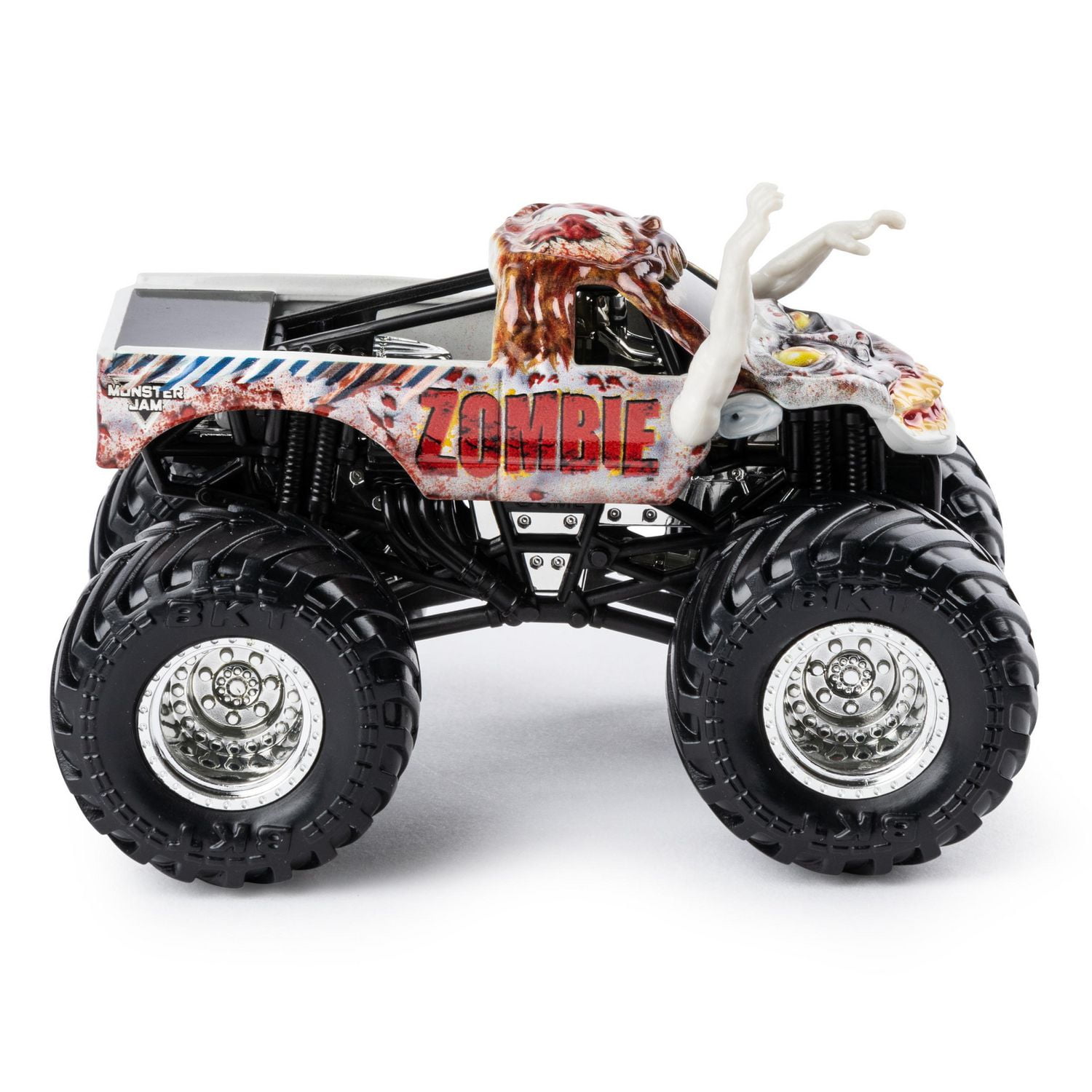 Monster Jam, Official Zombie Monster Truck, Die-Cast Vehicle, Crazy  Creatures Series, 1:64 Scale