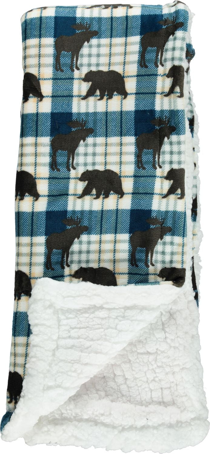 Elle Decor Plush Sherpa Throw Blanket - Walmart.ca