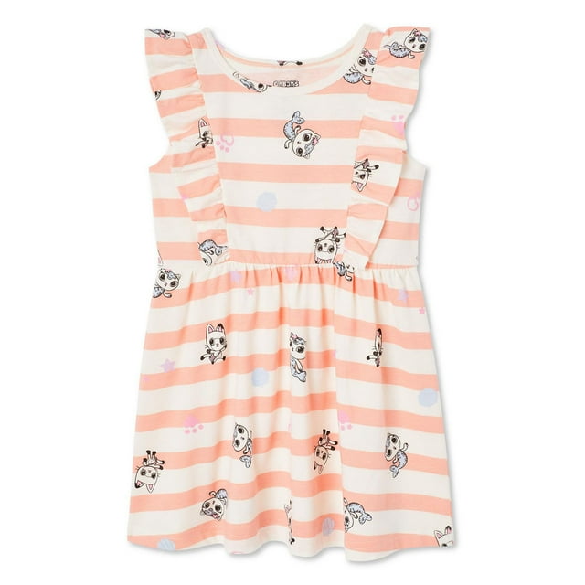 Robe à volants Gabby et la maison magique pour petites filles
