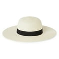 thumbnail image 2 of Time and Tru Women's Straw Panama Hat, 2 of 2