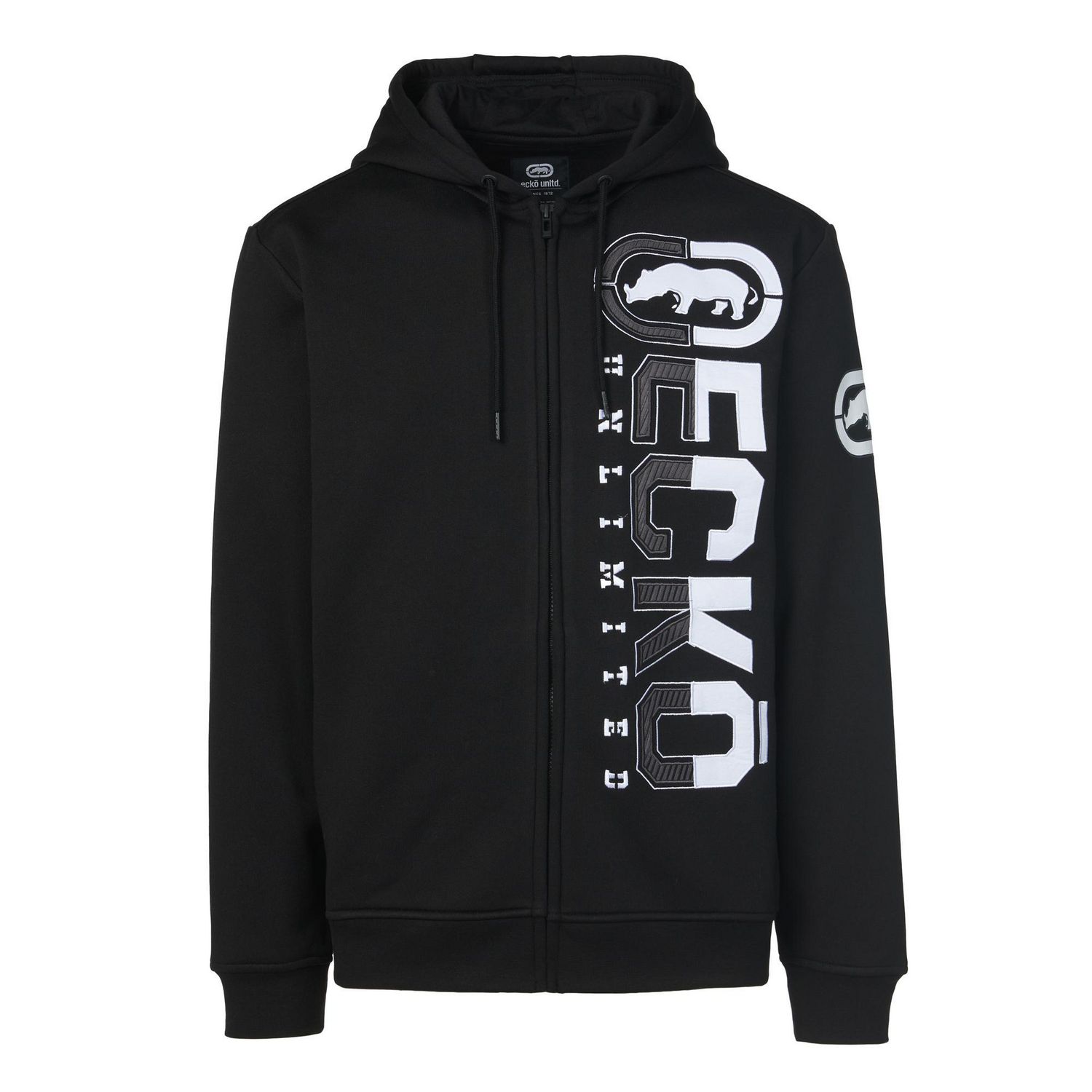 Ecko Unltd. Men’s Sweatshirt Straight Thru Zip Sweater Fleece Hoodie ...