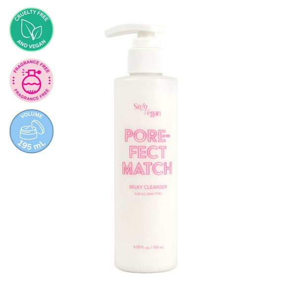 SoloVegan Pore-fect Match Nettoyant laiteux