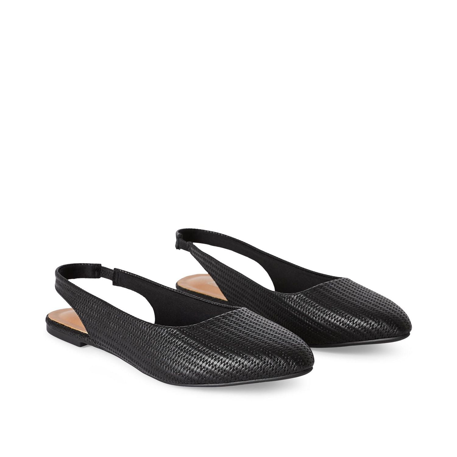 Time and Tru Women's Flats, Wide Width Sizes 6-10