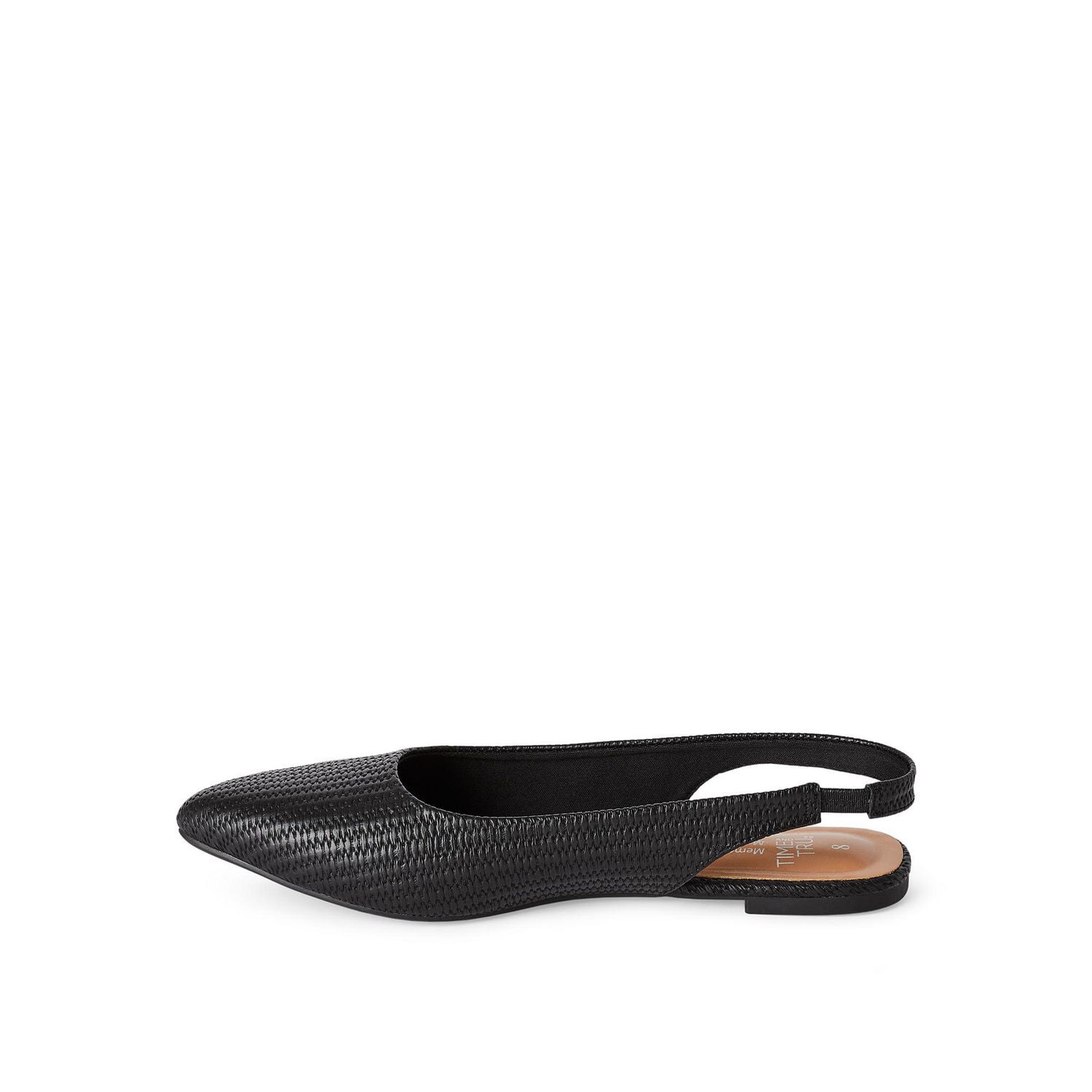 Time and Tru Women's Flats, Wide Width Sizes 6-10
