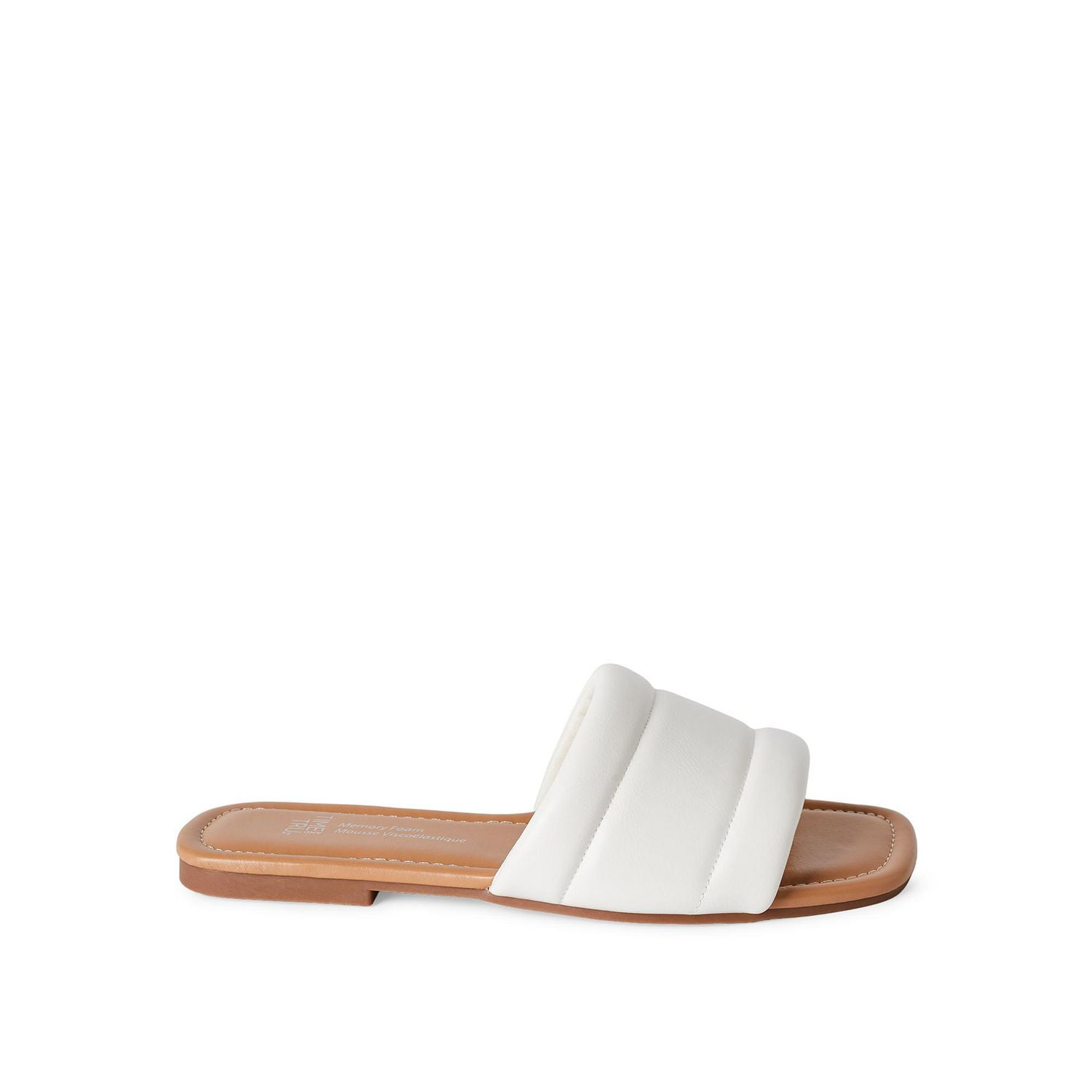 Time and Tru Women's Wide Strap Sandals