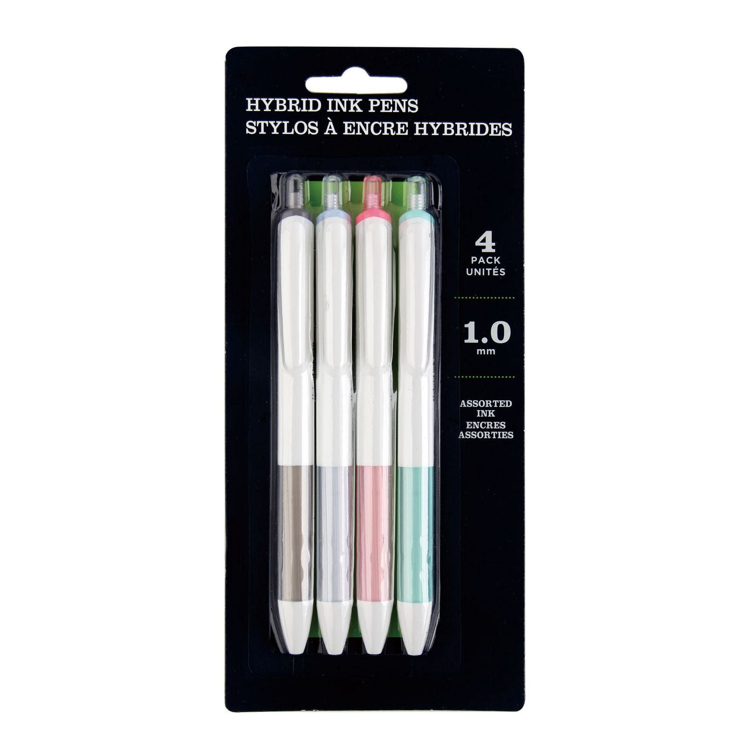 1.0 mm Assorted Ink Hybrid Ink Pens Walmart Canada