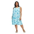 thumbnail image 1 of Iyla Women's Plus Sleeveless Nightgown, 1 of 6