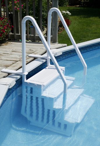 Easy Pool Step For Above Ground Pools, Can You Leave Steps In Above Ground Pool For Winter