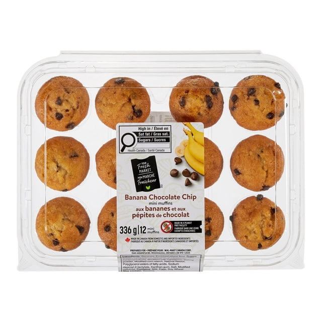 Your Fresh Market Banana Chocolate Chip Mini Muffins