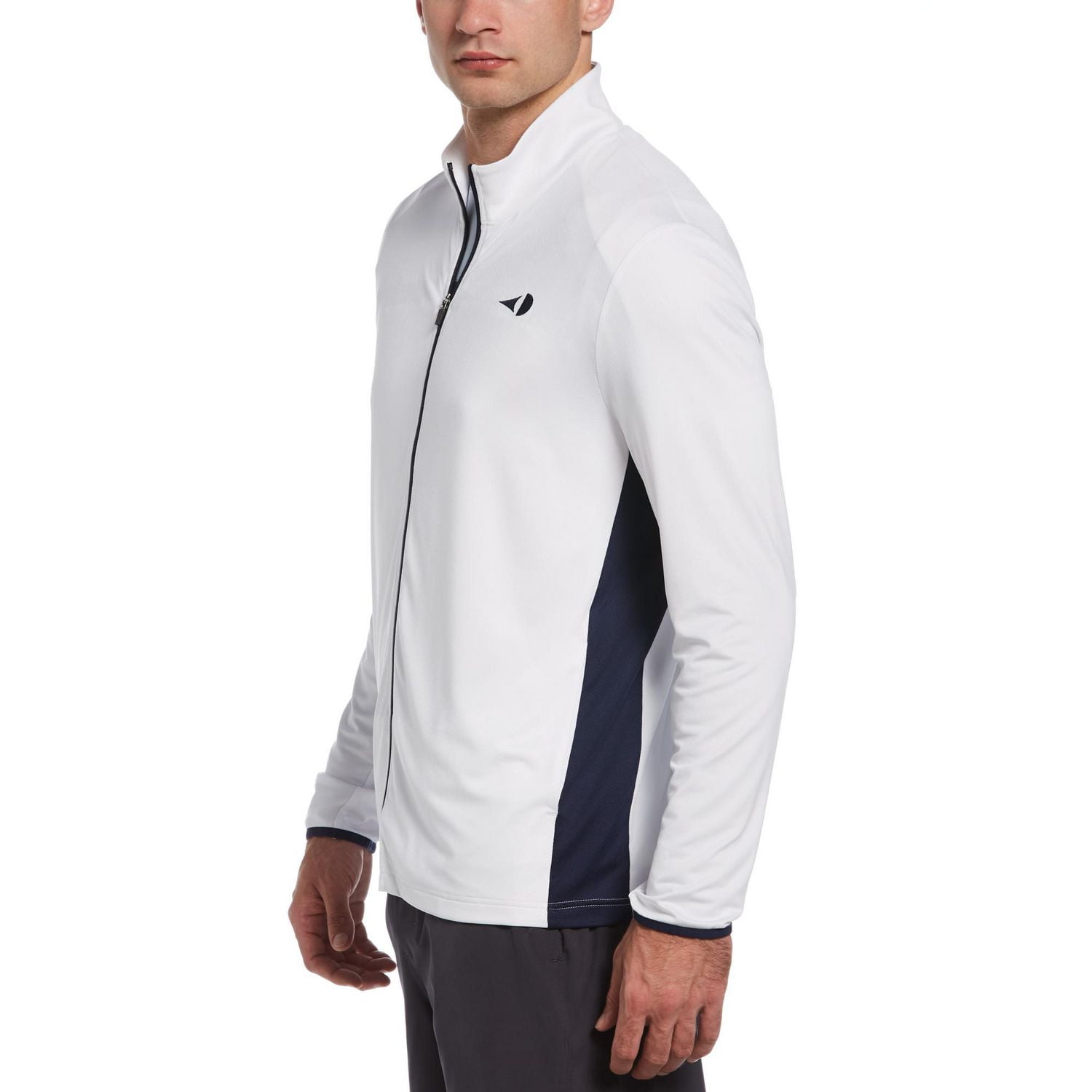 Grnad Slam Tennis Veste de tennis légère à manches longues avec fermeture éclair intégrale pour homme