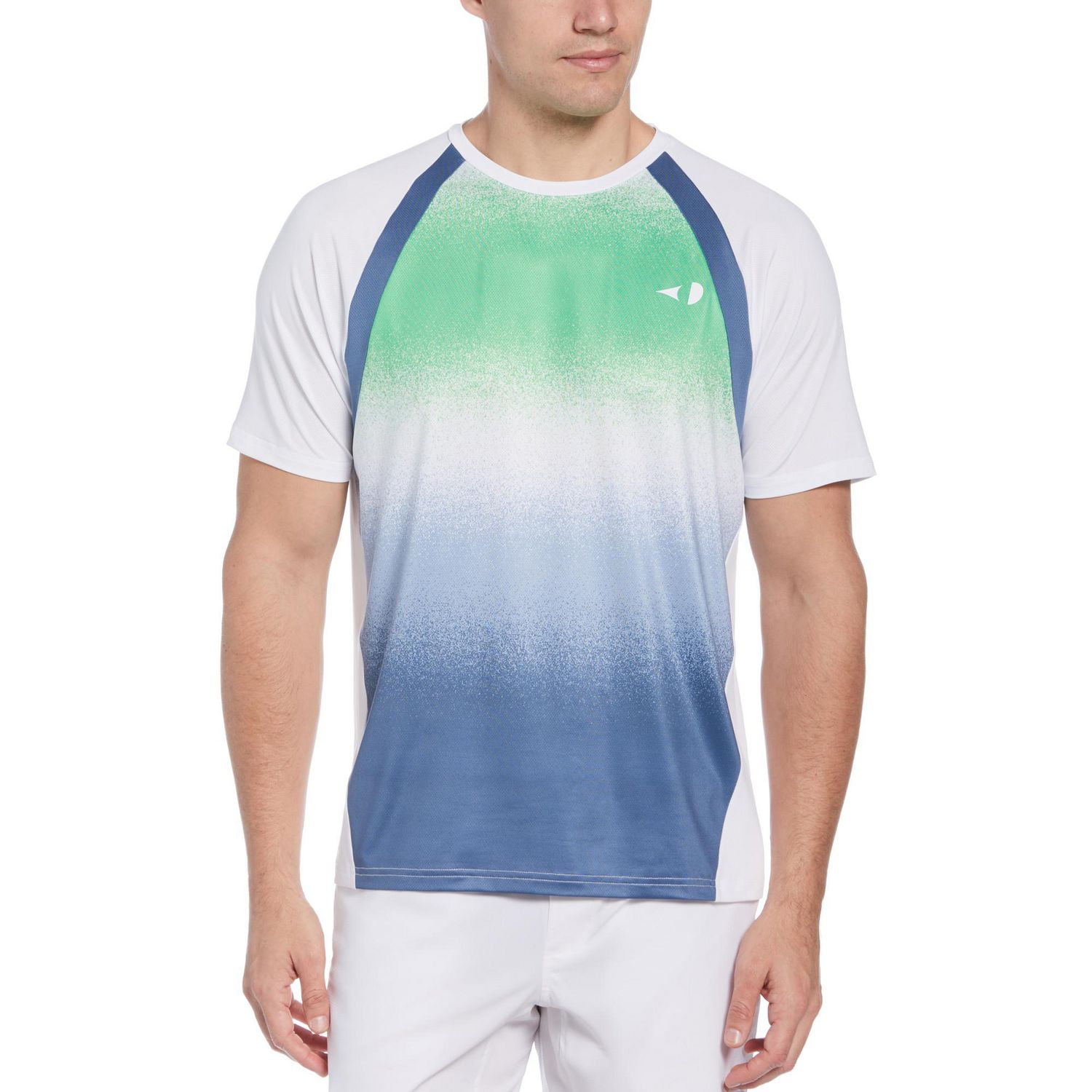 Grand Slam Tennis T-shirt de tennis à manches courtes imprimé dégradé pour homme