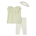 thumbnail image 1 of Ensemble 3 pièces avec haut à œillets George pour bébés filles, 1 of 2