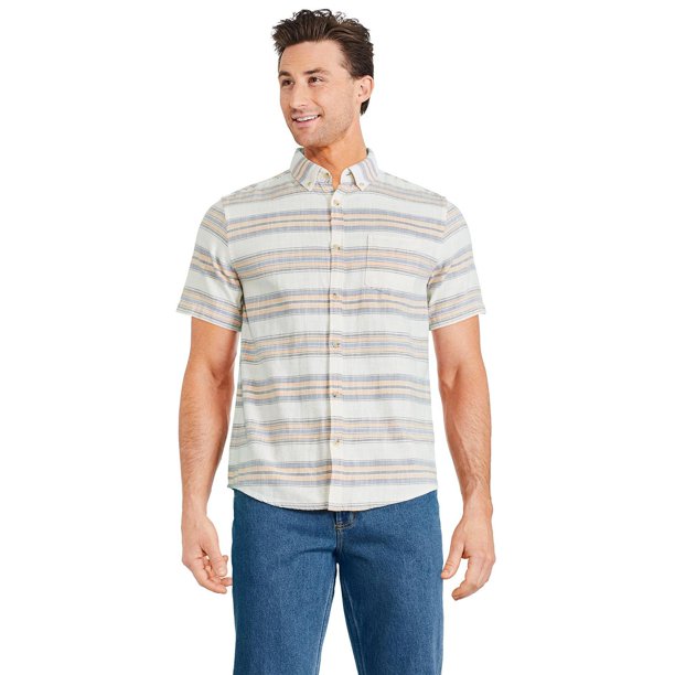 Men's Short Sleeve Woven Shirt Walmart.ca