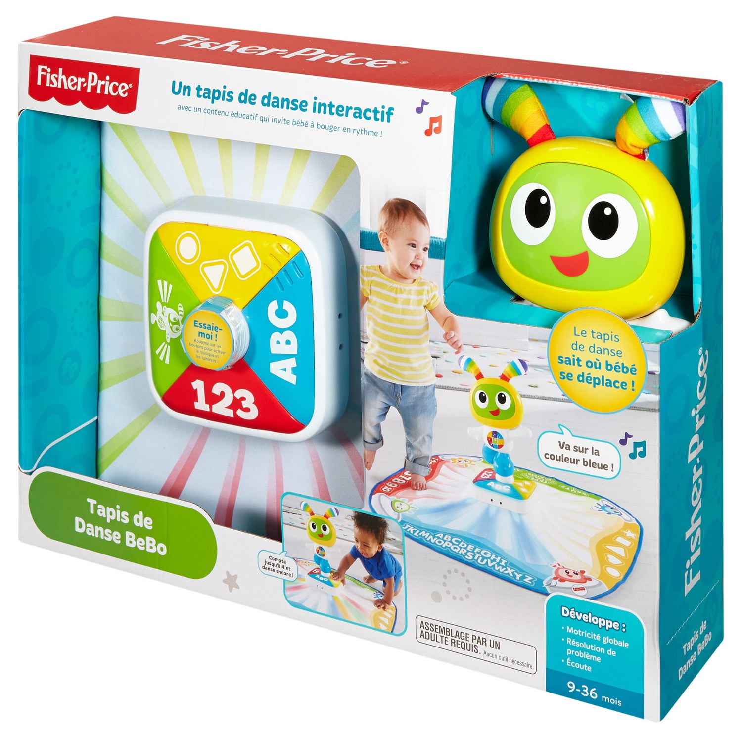 Fisher Price Bright Beats Learnin Lights Dance Mat French