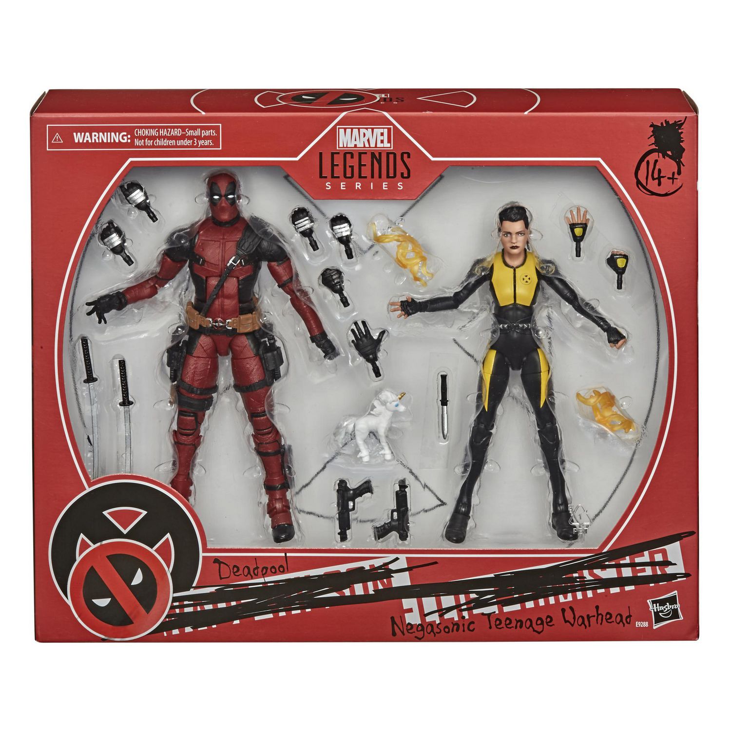 Hasbro Marvel Legends Series Deadpool and Negasonic Teenage